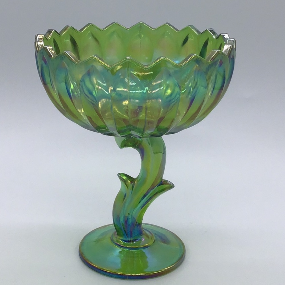 Vintage Indiana Glass Lotus Blossom Compote